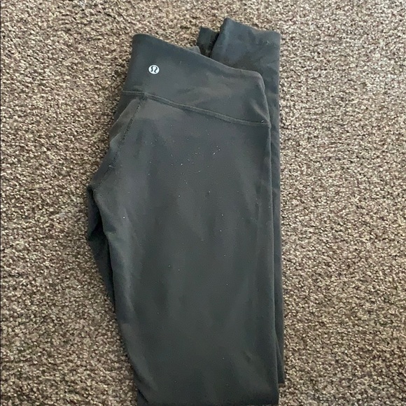 Green/gray low rise wunder under size 4. Luon - Picture 2 of 3